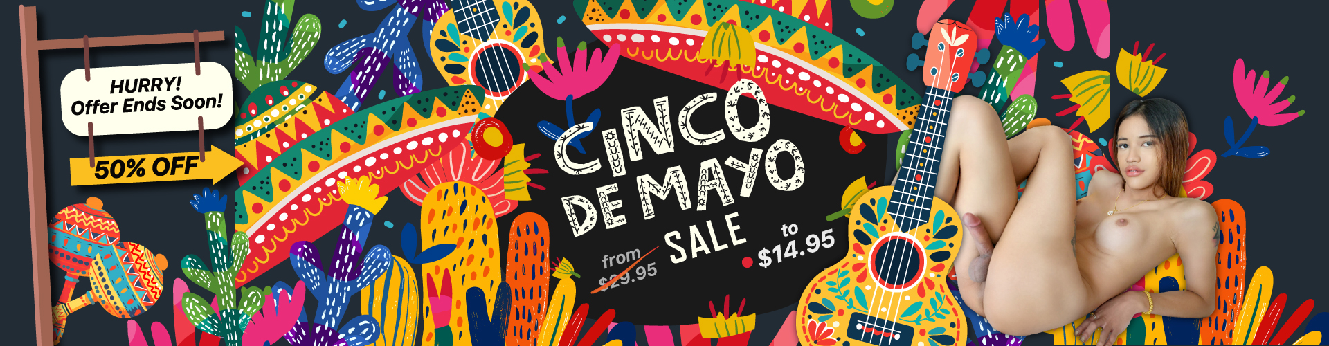 Hello Ladyboy offers Thai Ladyboys for Cinco De Mayo